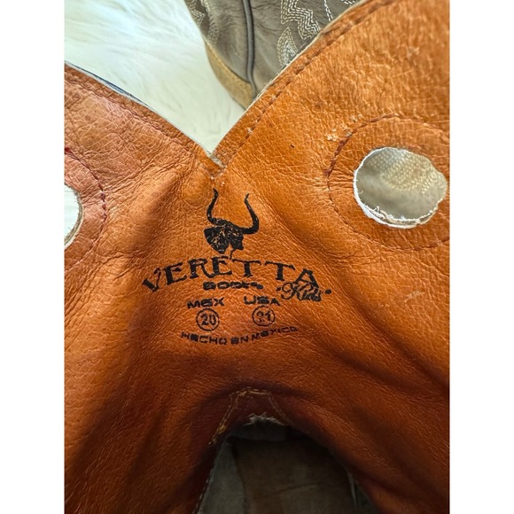 Cowboy Boots youth size 4 Veretta Kids - Picture 3 of 7
